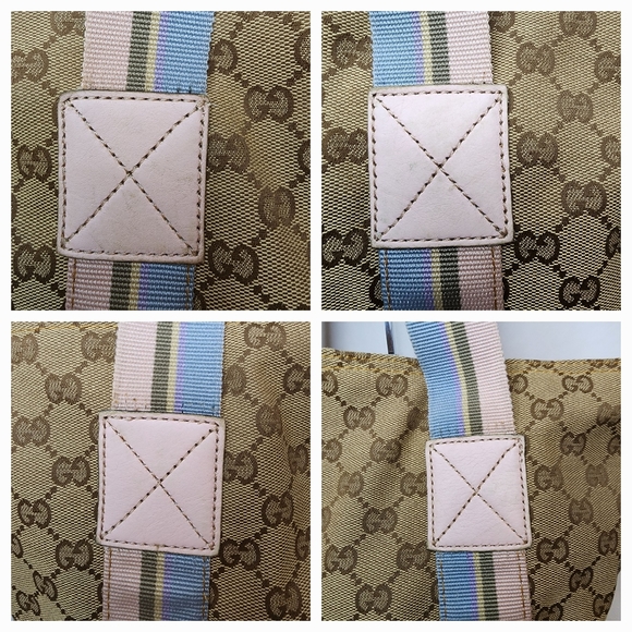 ✨️GUCCI GG Canvas Web Tote Bag - Picture 13 of 15